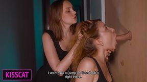 S4E7: Step mom Teaches Step Daughter Glory hole Suck Skills &mdash_ Will She Crave Cocks Tonight?!