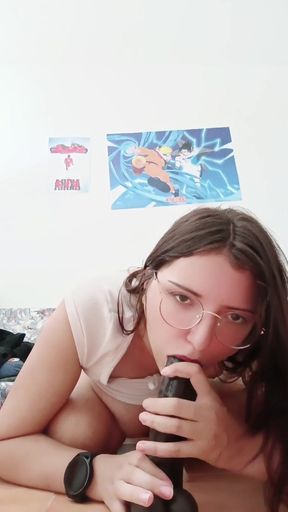 German amateur gets destroyed by her bbc dildo