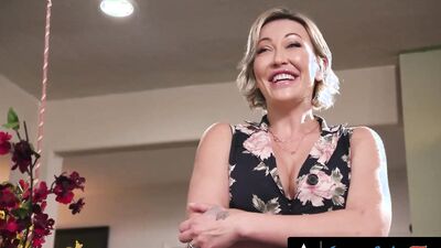 Stepmom Adira Allure gets her pussy pounded by her teen stepson in reverse cowgirl