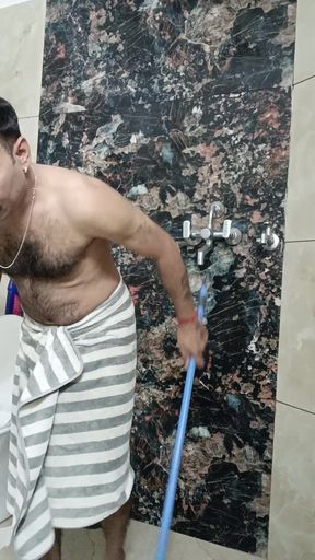 Indian desi man enjoy masterbation show with neighbour