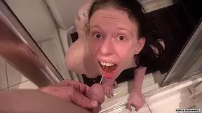 Skinny Super Slut#2: Carolina Love 1on1WET. Legal-age Maid used by Old Man, Intense Anal, Piss Drinking, Facial - PissVids