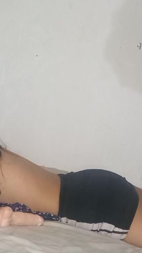 Captivating moment from &quot;I FIND MY STEPSISTER MASTURBATING I helped her with my penis to get her aroused&quot;