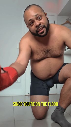 Bearzinho Black - POV Boxing Domination (hotel Roleplay)