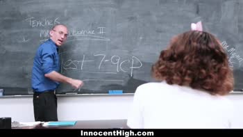 Maya Morena's Seduction: Creampie Cheating in Class