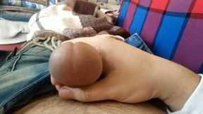 After the Rain - Slow Solo Jerk off on the Porch Couch