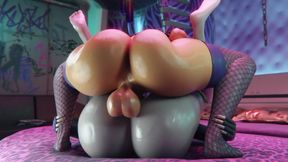 Greedy Cum-hungry Bubble Butt Gets Mercilessly Anal Fucked Doggy