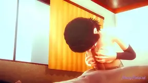 Sarada Treats Naruto to Fiery Blowjob Creampie Fun – Immersive POV Ride