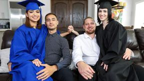 Mommy's Boys Get Sloppy Creampie & Blowbangs, Grad School For These Daddy's Little Whores