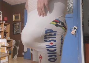 White Sports Wear and Big Extreme Bulging