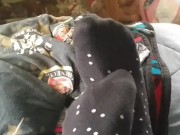 Sock play/rubbing