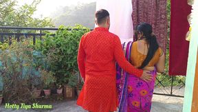 Indian Desi Big Boobs Mother in Law Fucked by Damad in the Hills Openly Outdoors Sex