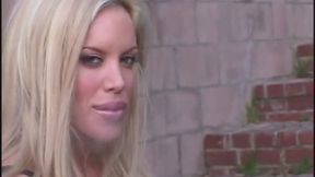 Slut in sexy lingerie and boots gets deep double penetration in living room