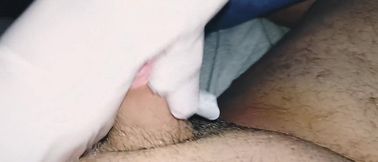 Jacking with White Glove N Cumshot