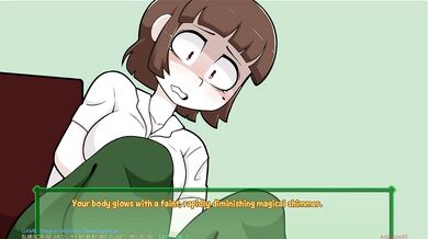 Magical mishaps leave worshipping giant feet in this cartoon POV fantasy