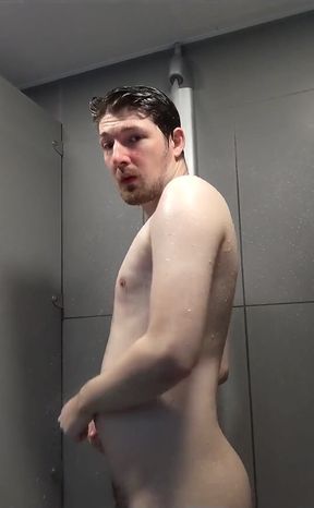 Showering at the gym