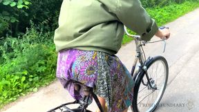 Amateur summer sex on a bike tour