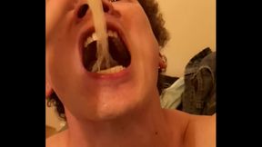 Lisbon Gay Man Enjoying Cum With Used Condoms In Hot POV Action