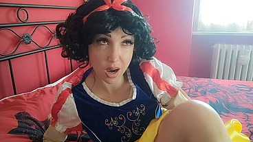 burps and loud burps with Snowhite, sexy disney princess