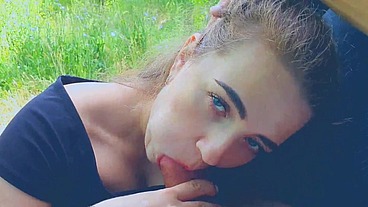 POV Blowjob and Masturbation SVAKOM in the Car