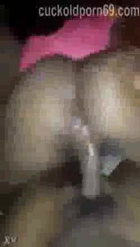 Sexy blonde is ready for two hard cocks