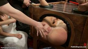 ”Hoe in wooden glass box public ravaged”