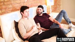 ”BAREBACKTHATHOLE Romeo Davis Lines Up His Enormous Meat With Drews Hole”