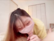 【初体験】ミンティアを食べたまま濃厚フェラしてみた♡極寒刺激の相乗効果でいつもより溢れちゃう♡日本人/素人/ハメ撮り/看護師/カップル/フェラ/japanese/amateur/POV/ミンティア