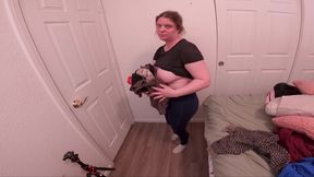 Stepson Dumps His Load in His Stepmom