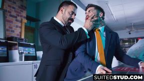 Teddy Torres and Only Matt's rough suited rimming