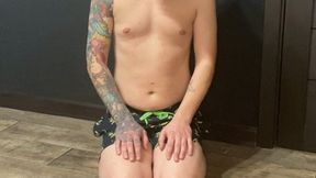 Meat-bag for kicking and humiliation