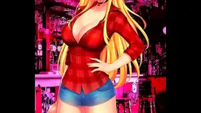 Nadia's Beach Pleasures Anime Treasure Hunt Ends With Hot 3D Blowjob Orgasm