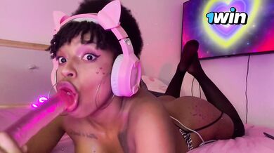 Naughty girl squirting and enjoying her masturbation a lot