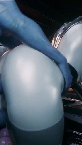 D3d Hot Curvy Ass Takes Hard Doggy Style - Intense Anal Ending in a Creamy Explosion