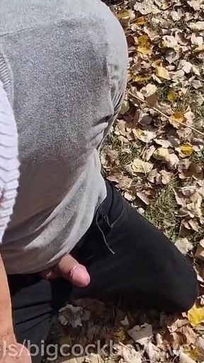 Big Dick with a Tight Glasses of Handsome Sissy Femboy on a Rubberless Cruise Fuck!