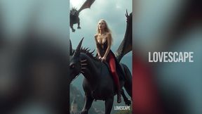 Daenerys Goddess Solo - Squirting Dragon Queen Masturbation