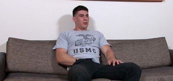 Marine Zach shows off & gets fucked