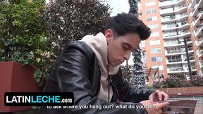 18 Year Old Straight Amateur Nate Wayne Takes Cock From Behind For A First Time - Latin Leche