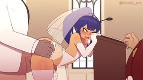 I&#039;m a femboy some macho men to get the milk out of her