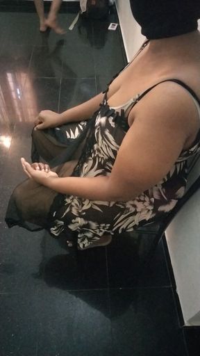 New Chubby Aunty Casual Talking