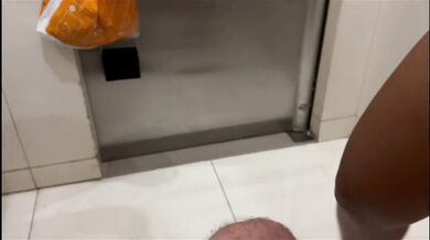 Romantic afternoon date with a playful Asian girlfrend ended up fucking in toilet