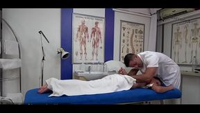 Erotic and hot oiled massage for amazing sexy latina ends with passionate real sex with creampie