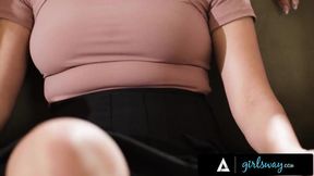 Hot Girl invites sexy Haley Reed and their bestie over for an intimate