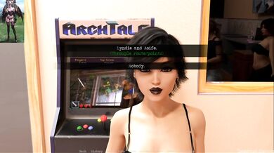 Threesome After The Author's 3D Game Lyndie Aoife Sucks Big Cock Till Facial Showers