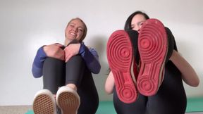 Best Friends Stinky Socks & Foot Comparing