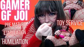 GAMER GIRLFRIEND JOI TOY SERVICE TEASE PREMATURE EJACULATION HUMILATION (1080P MP4)