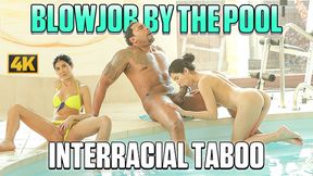 BLACK4K. Huge dick of black man makes slender white chick