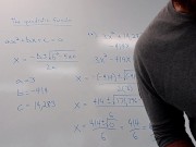 Irish math professor teacher gets a hard 69.  MUST WATCH THE END!!