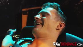 Sub hunk Grant Ducati balls torment for pleasure and pain in dungeon