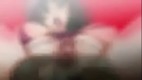 Asagi getting fucked riding green cock