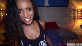 Extravagant Demi Sutra's big tits video